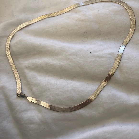 Silver snake-chain necklace - Picture 3 of 5